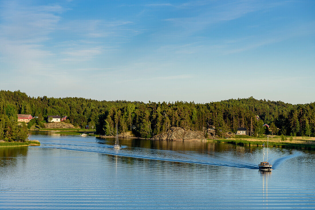 Schärenlandschaft bei Naantali, Schärenringweg: Askainen–Kustavi–Inioe–Houtskaer–Korpo–Nagu–Pargas, Finnland