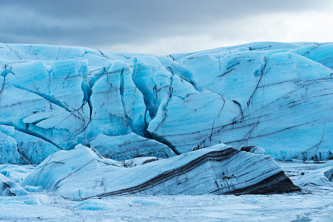 Skaftafjellsjokull, Glacier, Vatnajokull National Park; South Iceland; Iceland, Europe