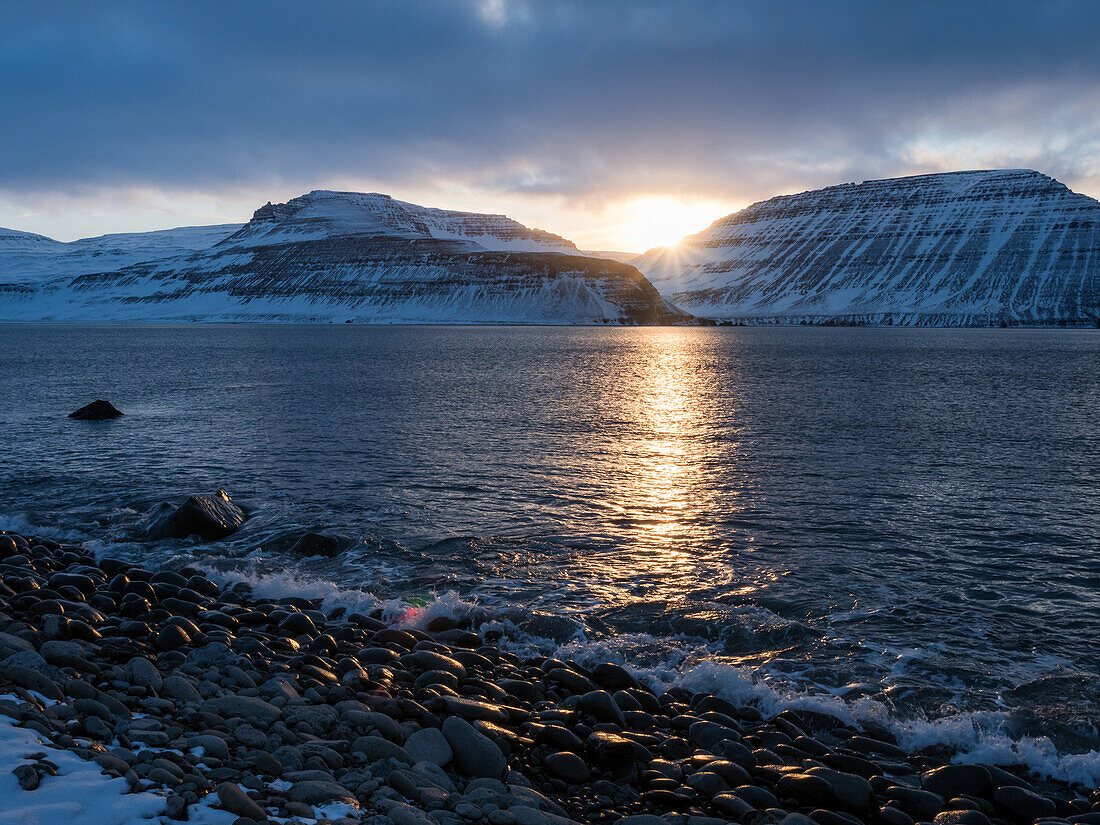 Hornvik Bay, Hornstrandir Nature Reserve, Westfjords, Iceland, Europe