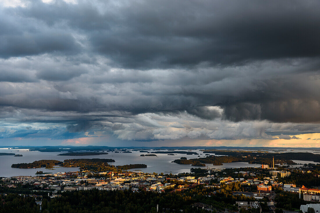View from Puijo Tower, Kuopio, Finland