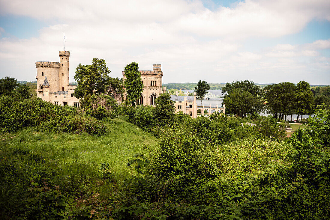 Babelsberg Palace, UNESCO World Heritage Site &quot;Palaces and Parks of Potsdam and Berlin&quot;, Brandenburg, Germany