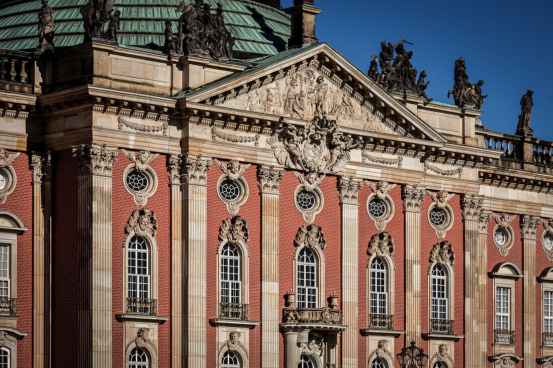 Neues Palais, Sanssouci, UNESCO World Heritage Site &quot;Palaces and Parks of Potsdam and Berlin&quot;, Brandenburg, Germany