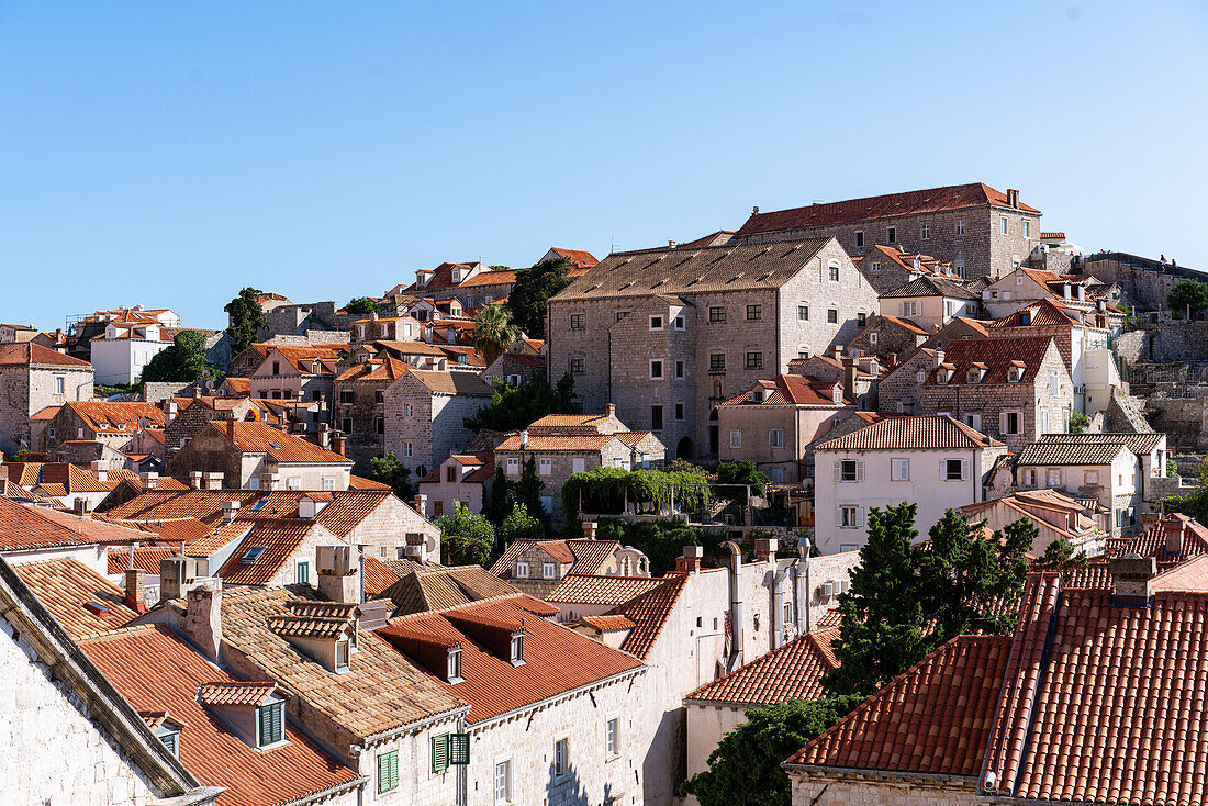 Die Altstadt von Dubrovnik, Dalmatien, Kroatien.