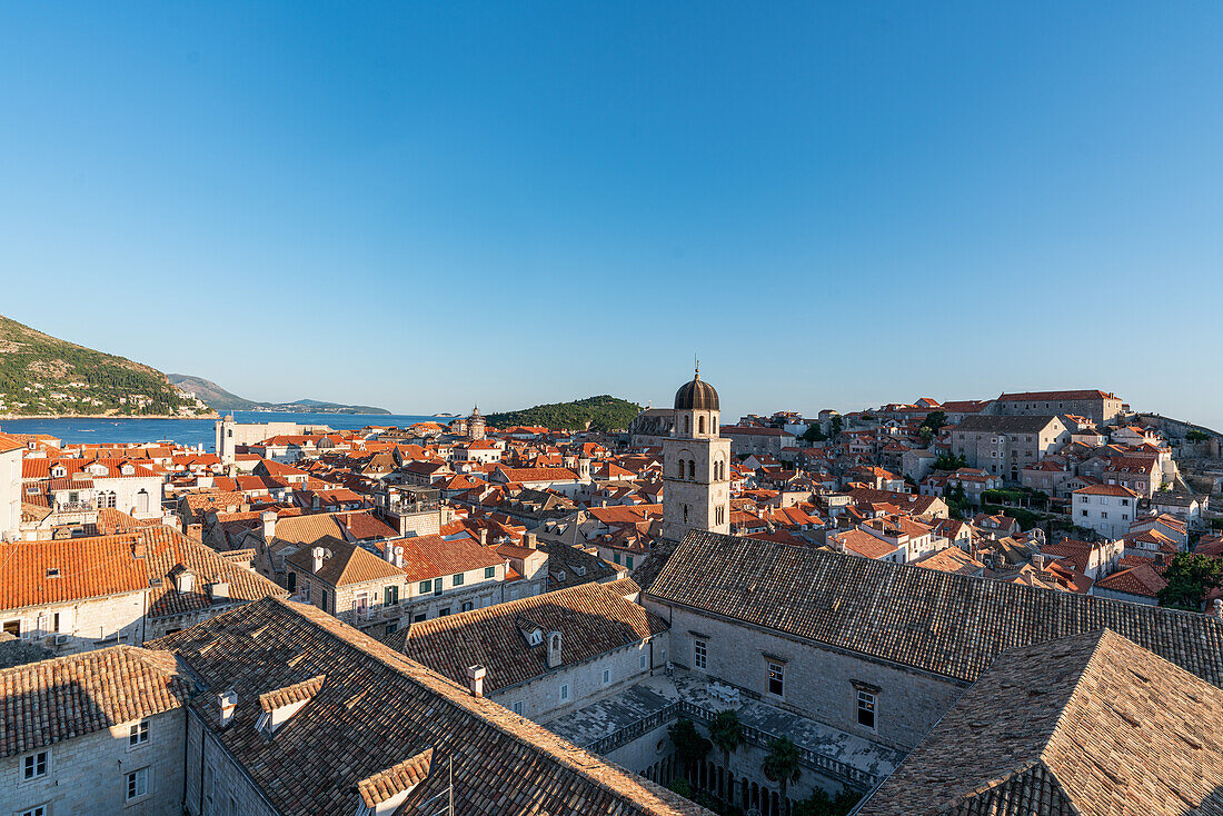 Die Altstadt von Dubrovnik, Dalmatien, Kroatien.
