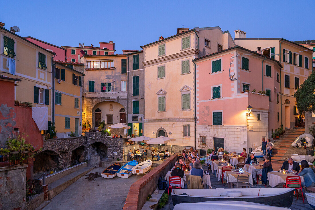 Restaurant in Tellaro, Provinz La Spezia, Ligurien, Italien