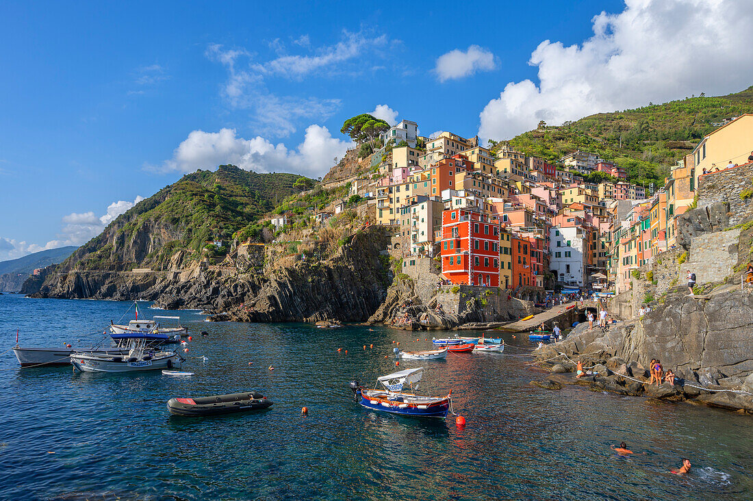 Riomaggiore, Cinque Terre, La Spezia Province, Liguria, Italy