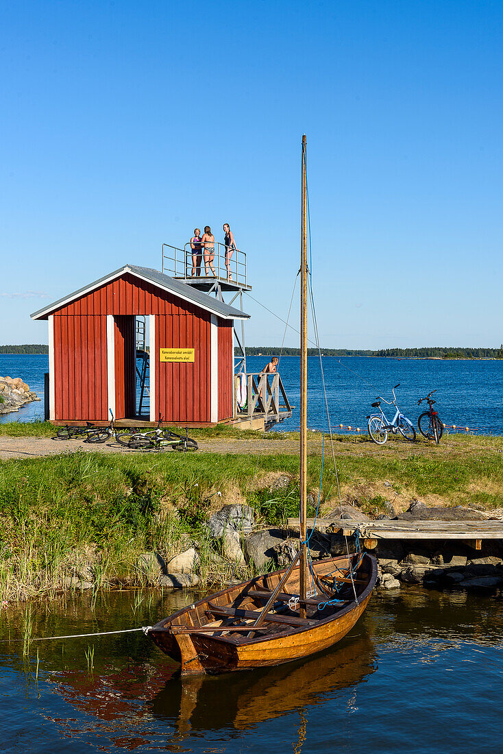 Bathing area, Kvarken archipelago, Kvarken archipelago, Unesco World Heritage List, Vaasa, Finland