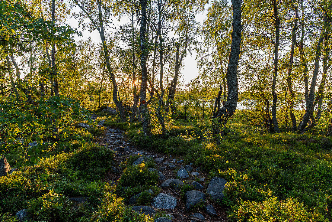 Hiking trail in the Kvarken archipelago, Kvarken archipelago, r UNESCO World Heritage List, Vaasa, Finland