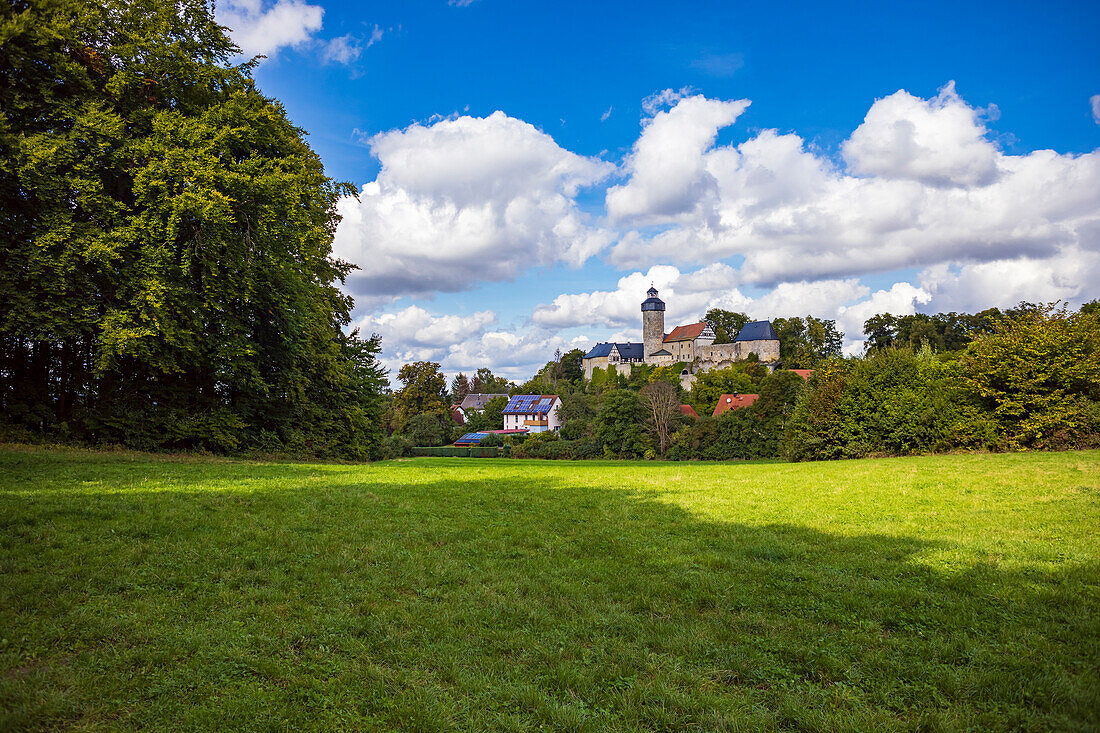 Zwernitz Castle in Sanspareil, municipality of Wonsees in the district of Kulmbach, Bavaria, Germany