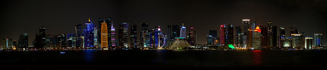 Doha bei Nacht, Katar