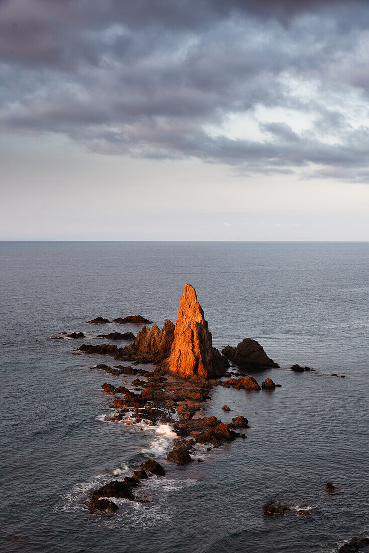 Las Sirenas am Cabo de Gata, Andalusien, Spanien.