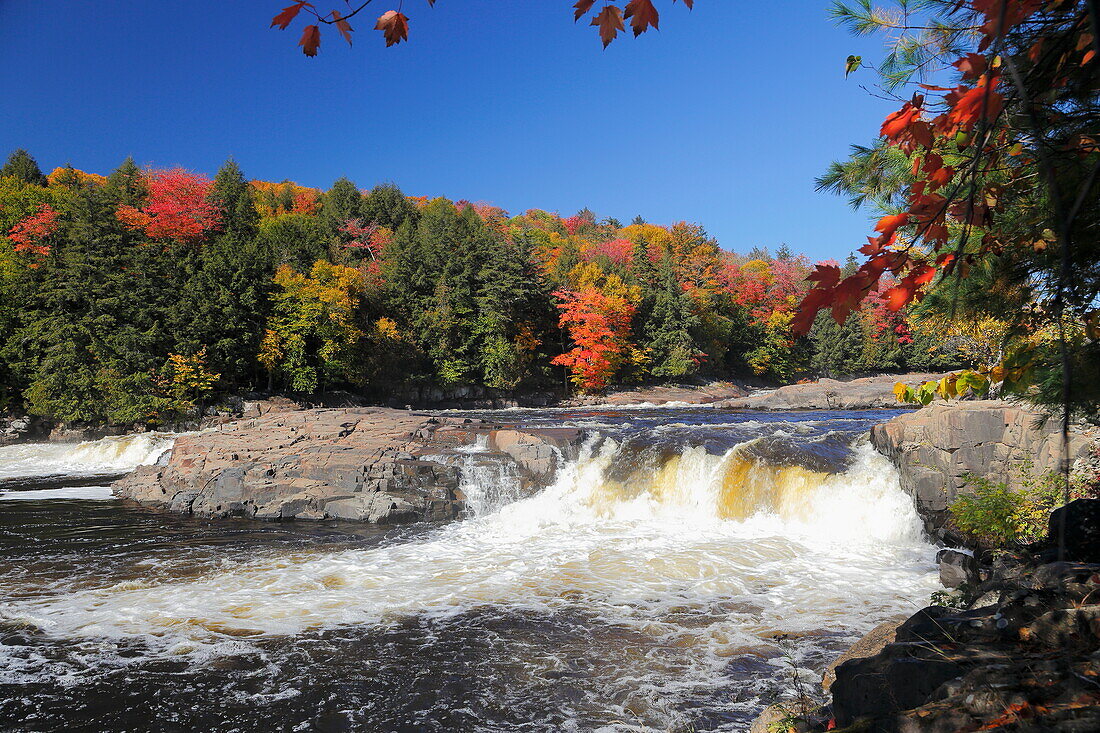 Landscape at the Red River, Quebec, Canada