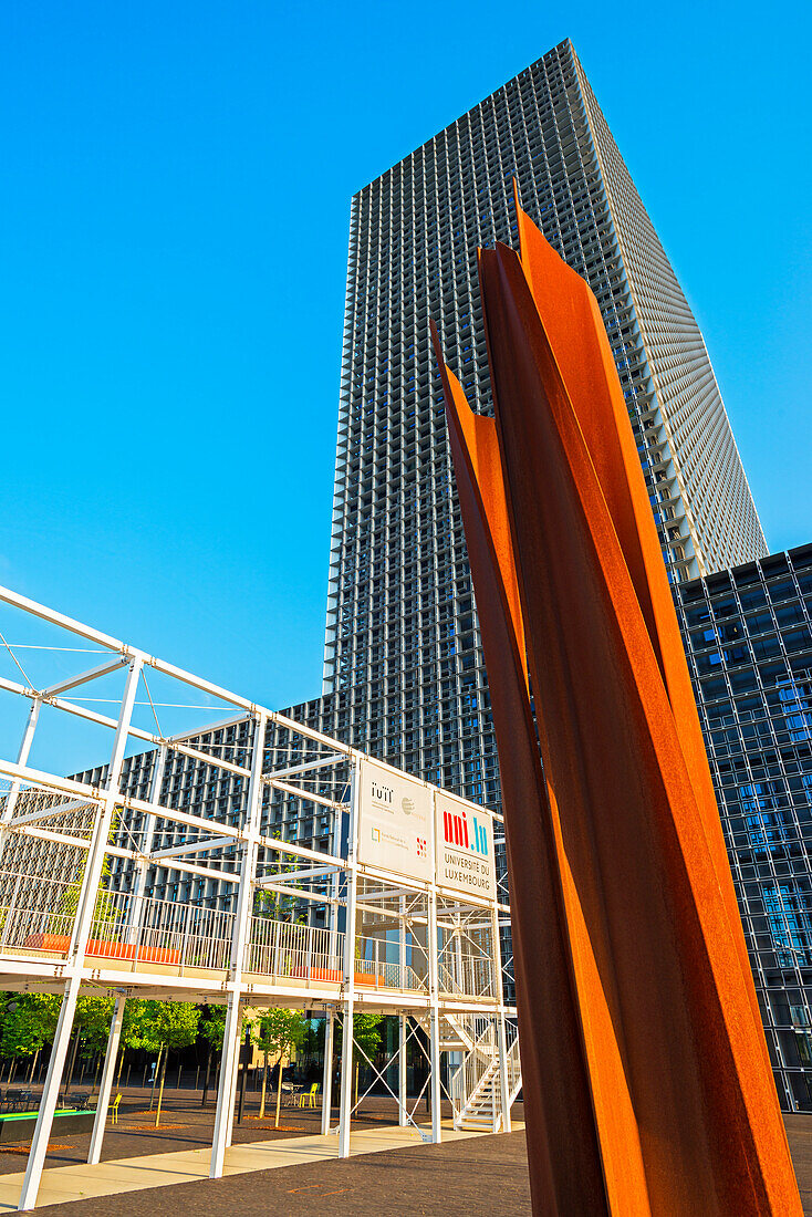 Universität Luxemburg in Belval, Esch-sur-Alzette, Kanton Esch, Großherzogtum Luxemburg