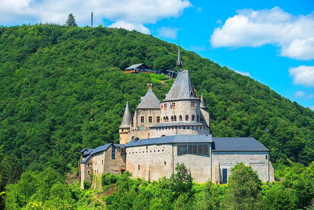 Vianden Castle, Vianden Canton, Grand Duchy of Luxembourg
