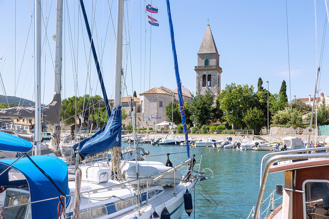 Osor; island of Cres; Port, Church of the Assumption