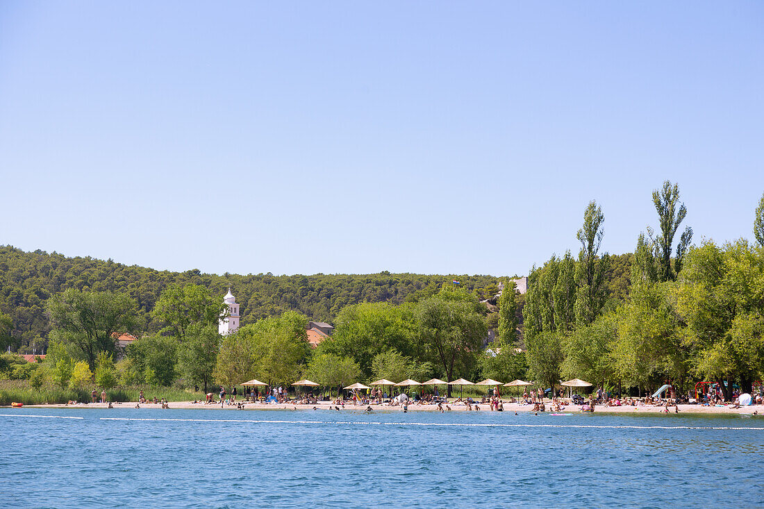 Krka National Park; skradin; bathing beach