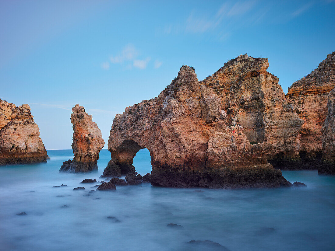 Rock formation at Ponta da Piedade, Lagos, Algarve, Portugal