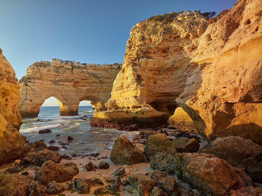 Küste beim Praia da Mesquita, Algarve, Portugal