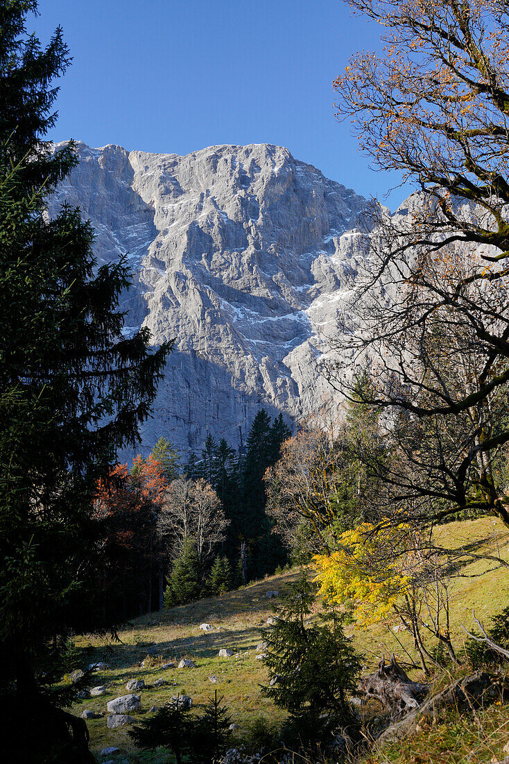 Auf dem Weg zur Falkenhütte, Eng, Hinterriß, Karwendel, Tirol, Österreich