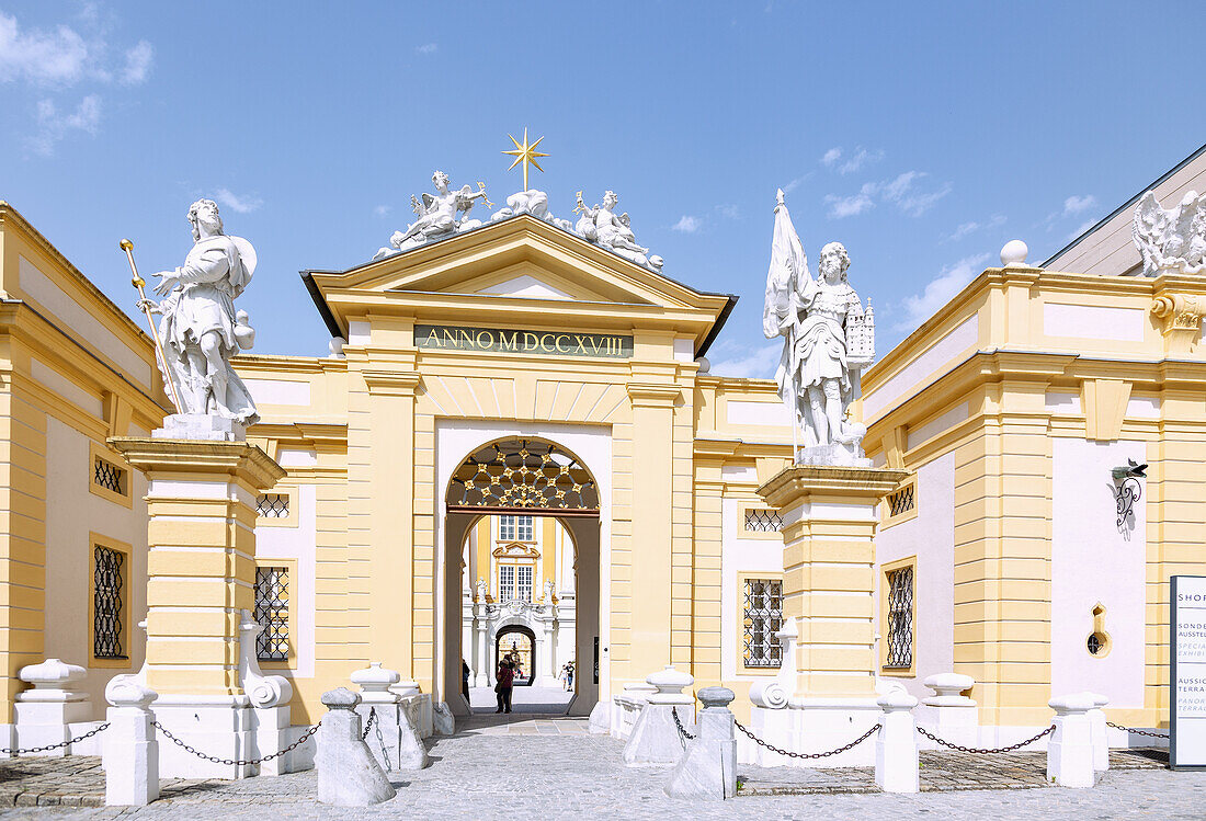 Melk Abbey, entrance system, portal