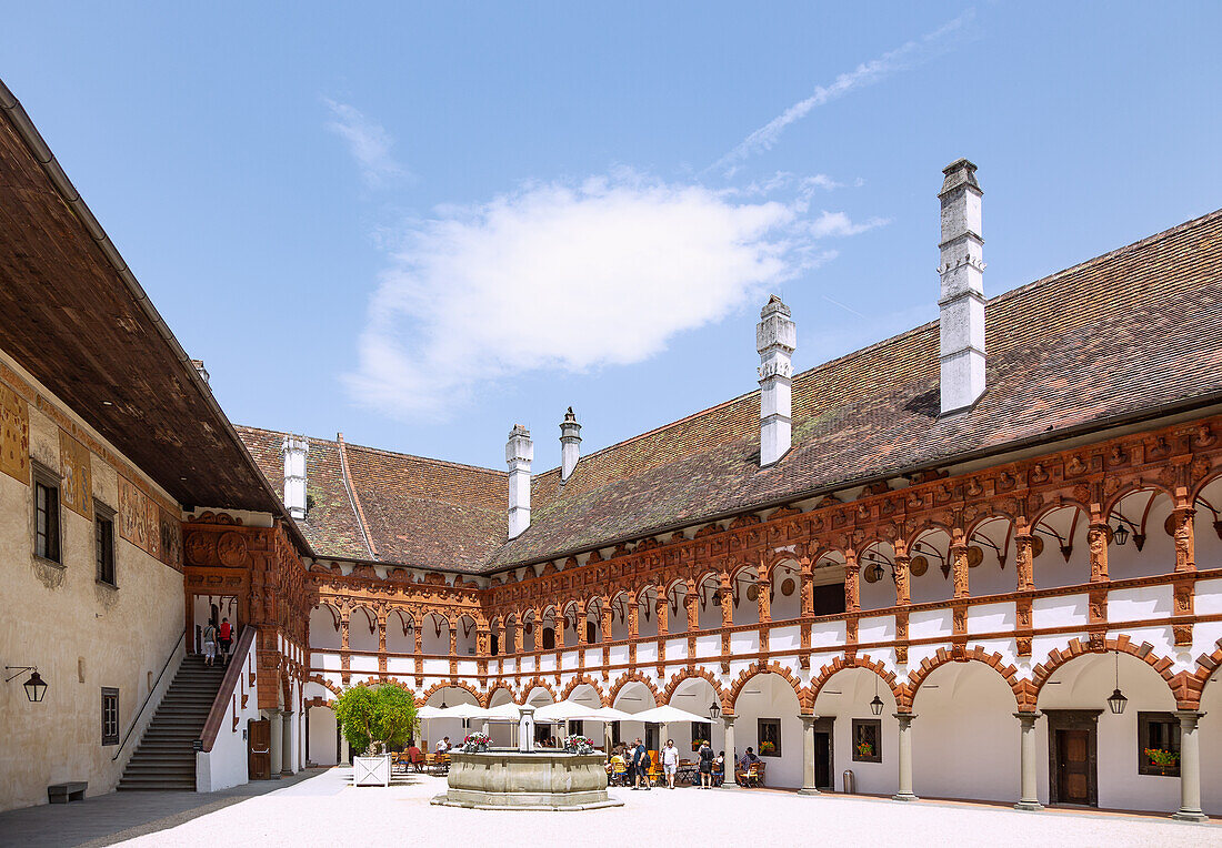 Schallaburg Castle; arcaded courtyard