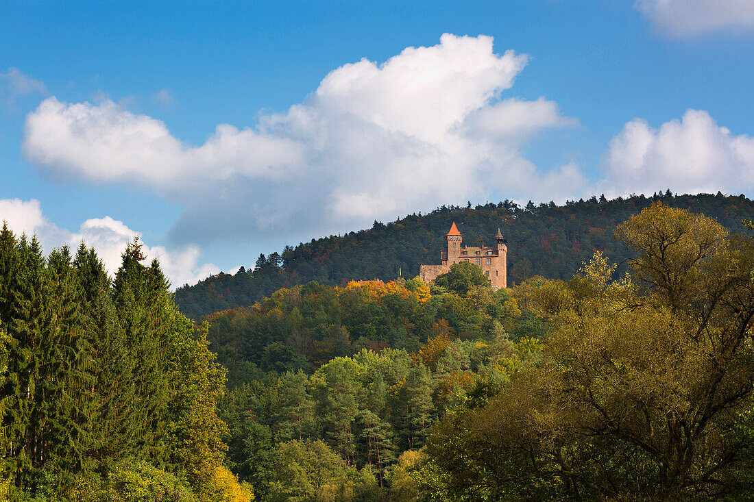 Berwartstein Castle, Palatinate Forest, Rhineland-Palatinate, Germany