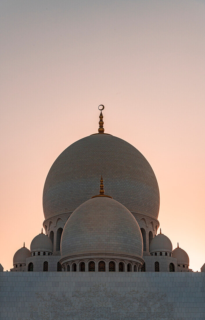 Die Scheich-Zayid-Moschee, Abu Dhabi, Vereinigte Arabische Emirate