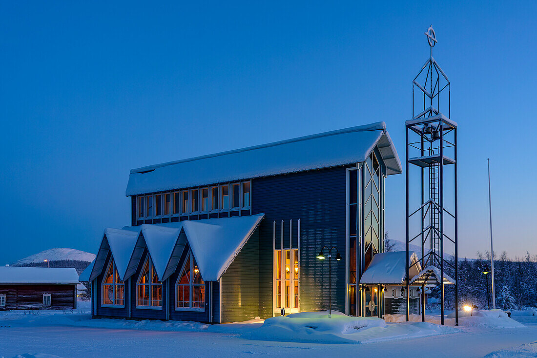 Church in Aekaeslampolo,, Aekaeslampolo, Finland