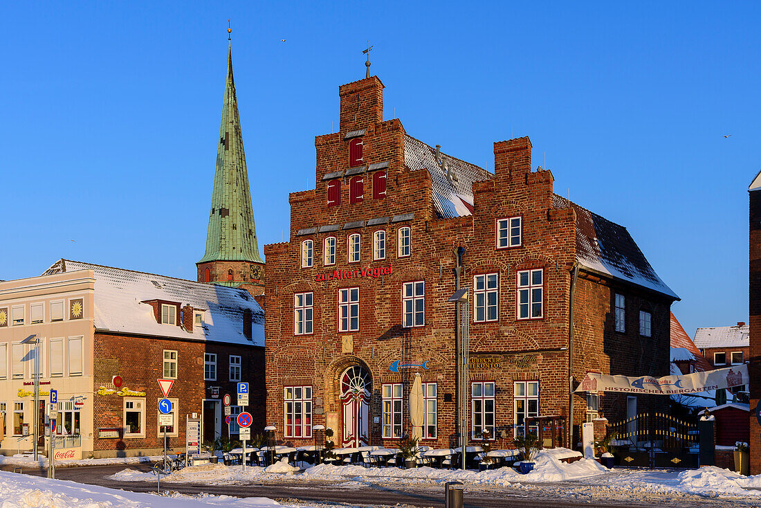 Restaurant Alte Vogtei in the old town of Travemünde, Bay of Luebeck, Schleswig Holstein, Germany