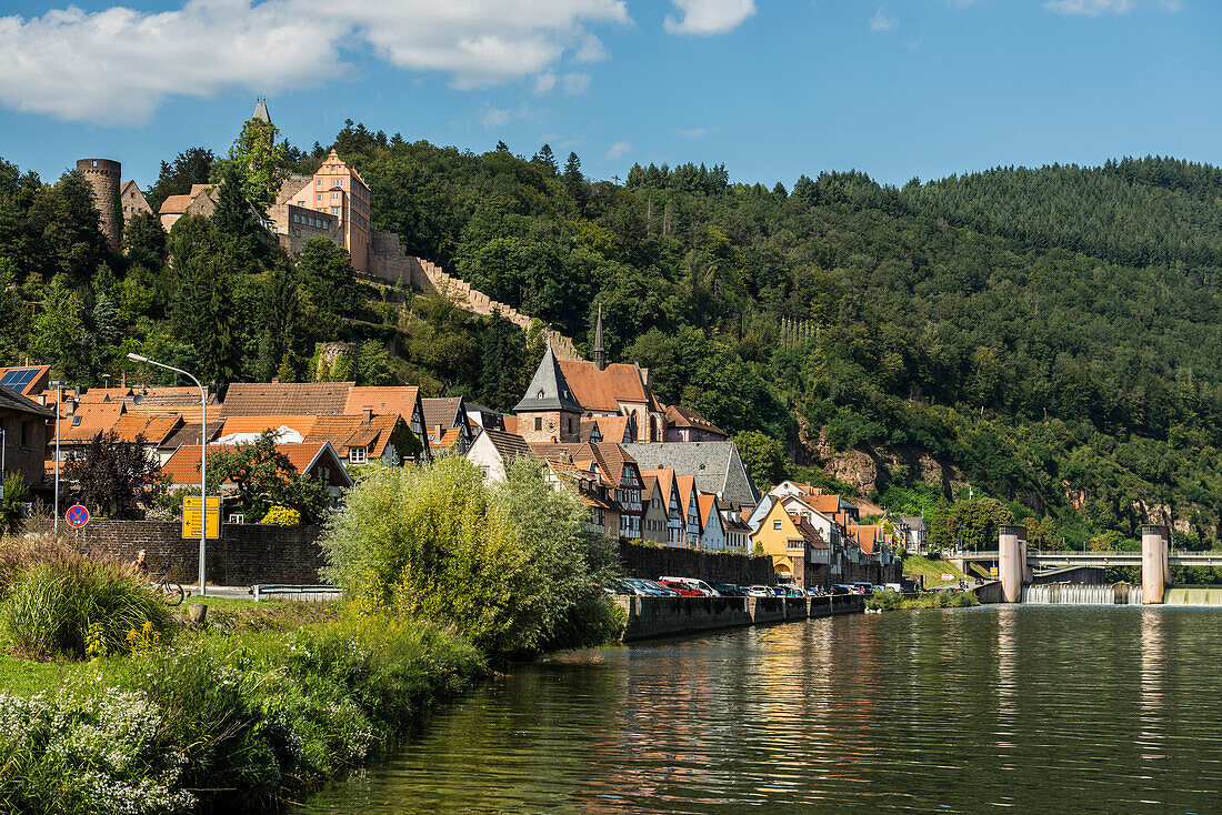 Schloss Hirschhorn, Hirschhorn am Neckar, Hessen, Deutschland