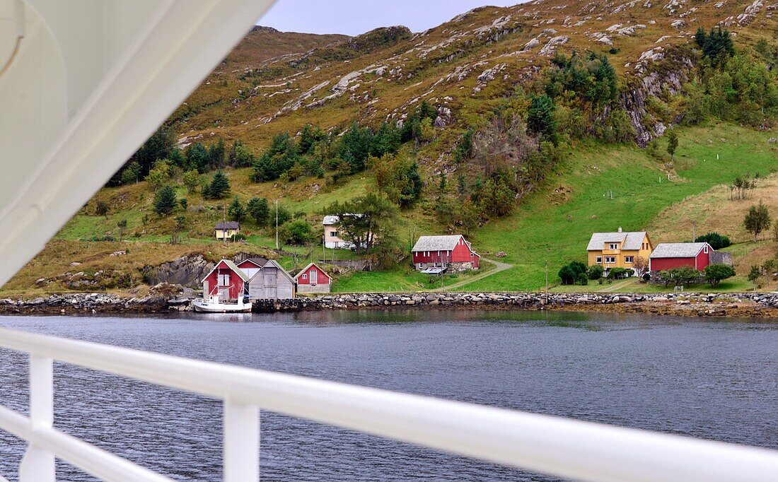 Ferry to Bremanger Island, Norway