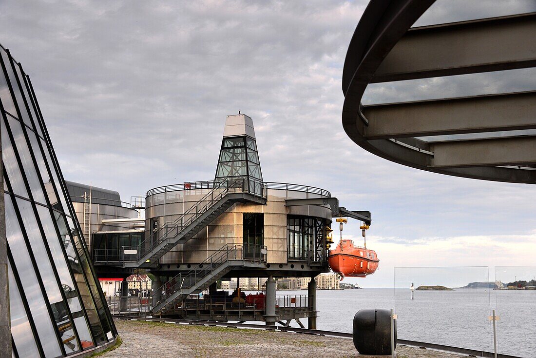 At the Norwegian Oil Museum, Stavanger, Norway