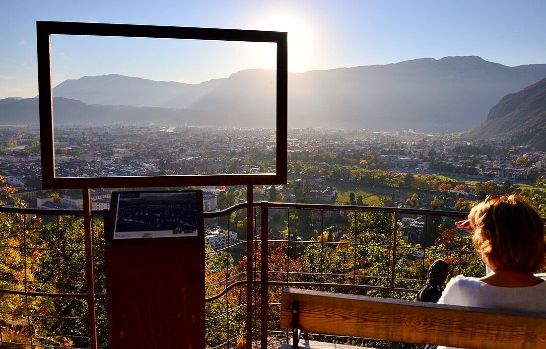 Blick auf Bozen, Südtirol, Italien