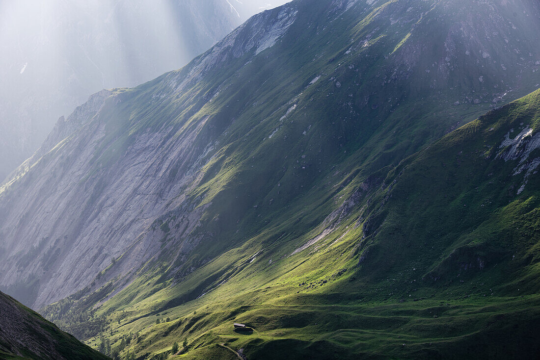 On the way to the Figerhorn near Kals, Hohe Tauern National Park, East Tyrol, Austria