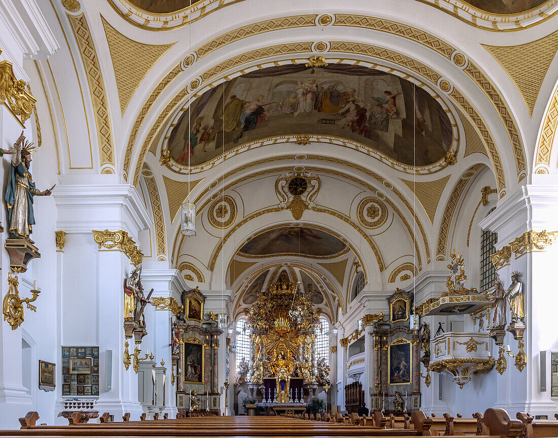 Pilgrimage and parish church of the Assumption of Mary Dorfen, interior