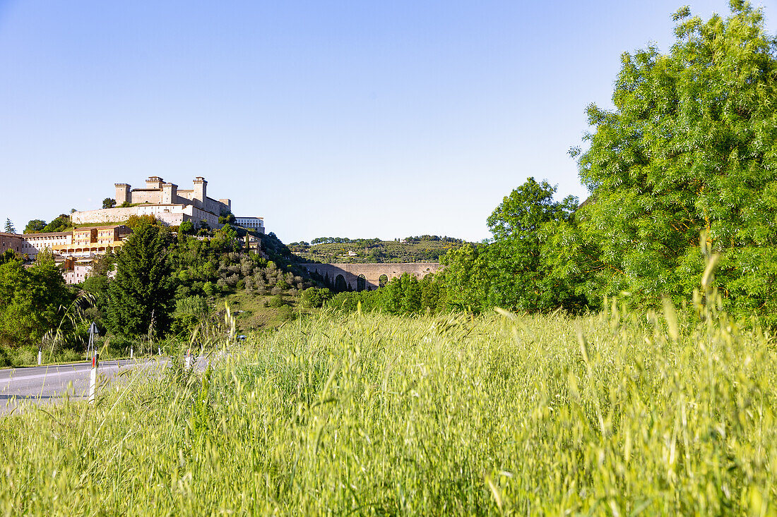 Spoleto; Rocca Albornoziana, Ponte delle Torri