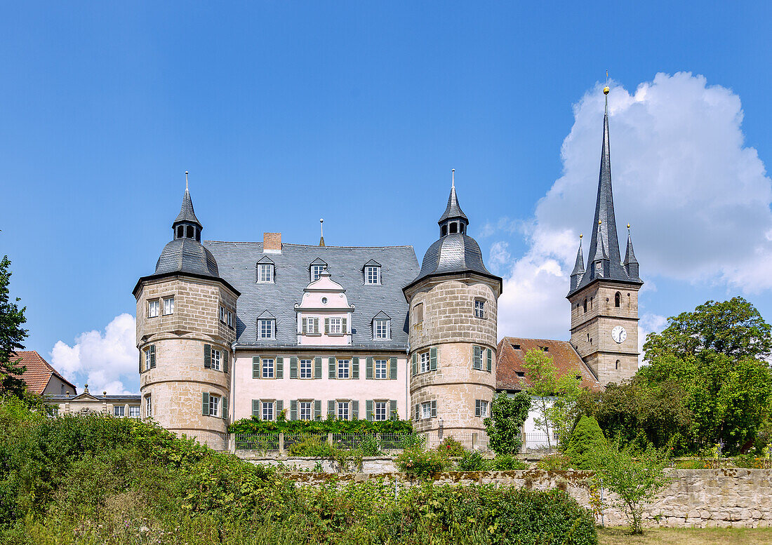 Schloss Ahorn bei Coburg, Bayern, Deutschland