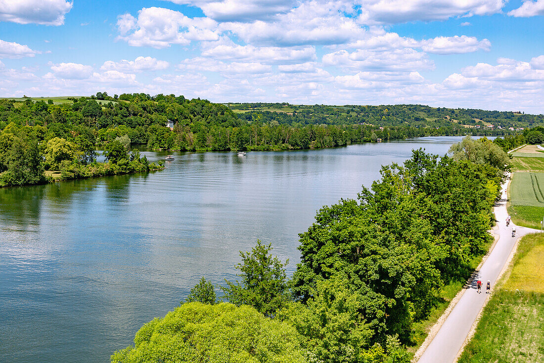 Mariaort, Danube cycle path, mouth of the Naab