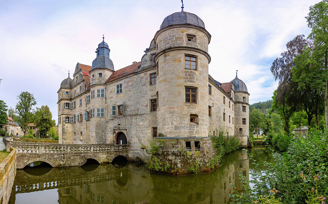 Wasserschloss Mitwitz, Bayern, Deutschland