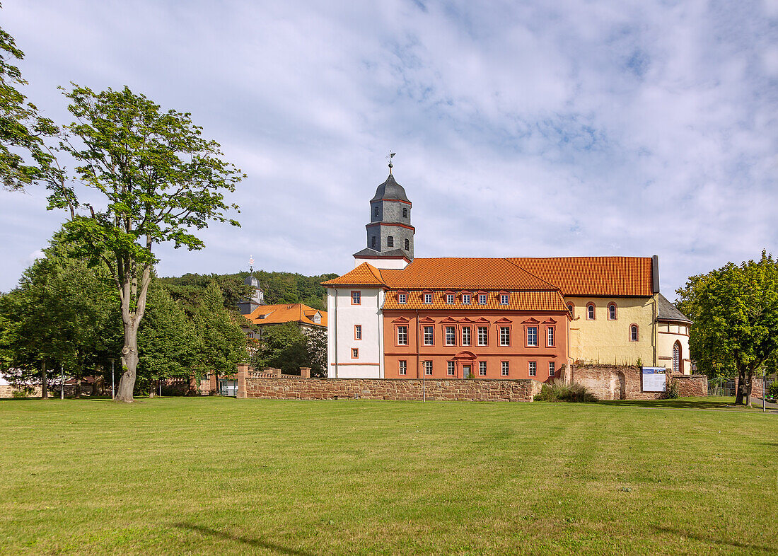 Philippsthal (Werra), Schloss Philippsthal, Schlosskirche, Schlosspark, Hessen, Deutschland