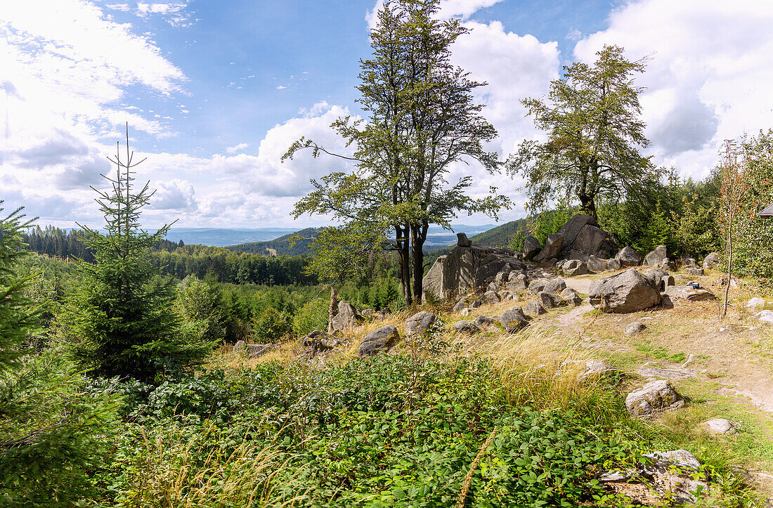 Rennsteig; Glöckner vantage point