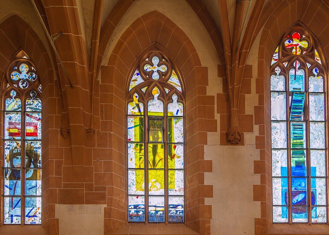 Heidelberg, Church of the Holy Spirit, stained glass window