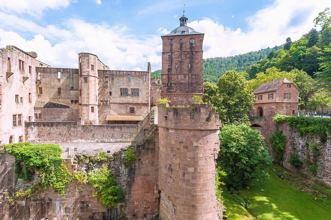 Heidelberg, Heidelberger Schloss, Baden-Württemberg, Deutschland