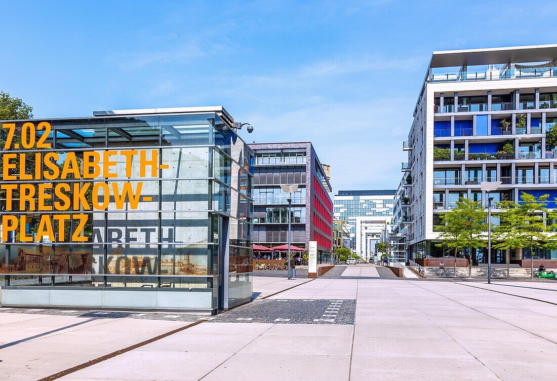 Cologne; Rheinauhafen, Elisabeth-Treskow-Platz