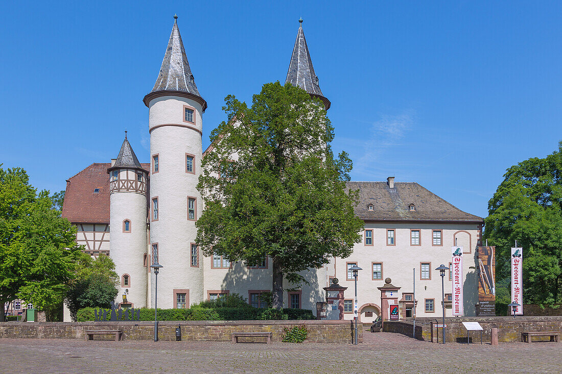 Lohr am Main, Lohrer Schloss, Schneewittchenschloss, Spessart-Museum, Bayern, Deutschland