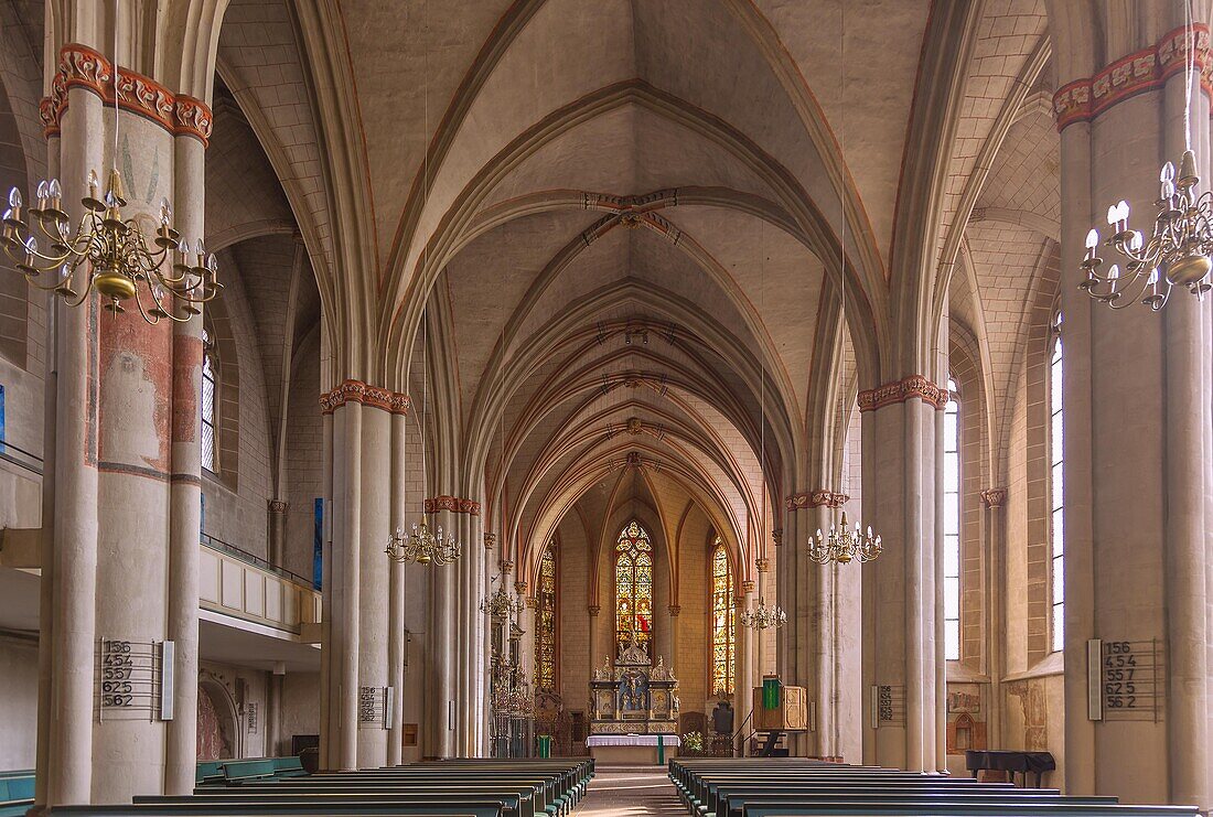 Marburg an der Lahn, Lutheran parish church of St. Mary, nave