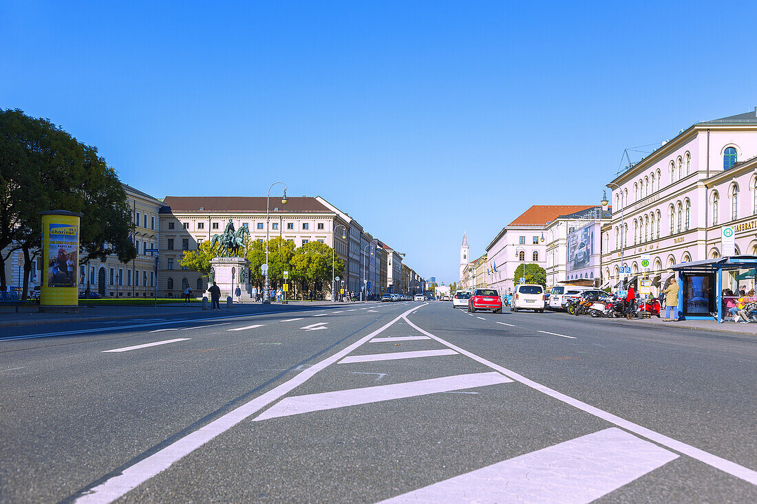 Munich; Odeonsplatz, Ludwigstrasse