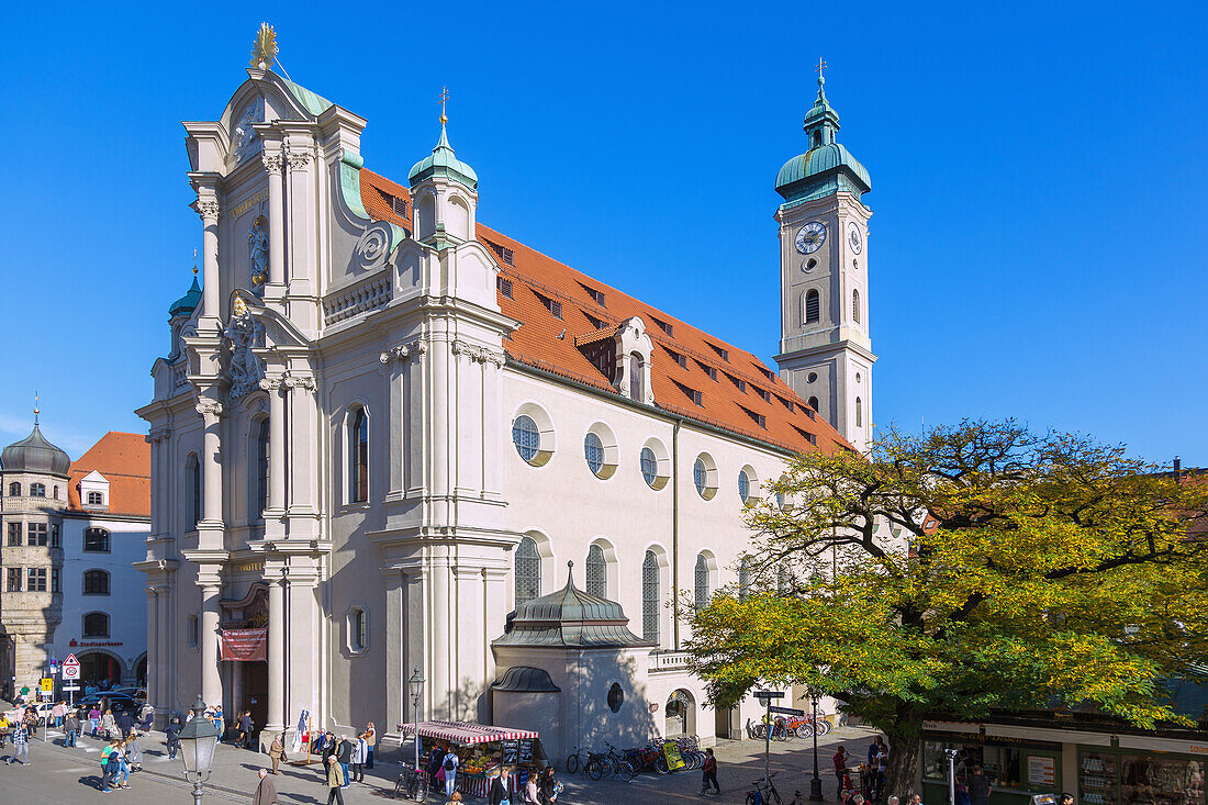 Munich; old town; Holy Spirit Church