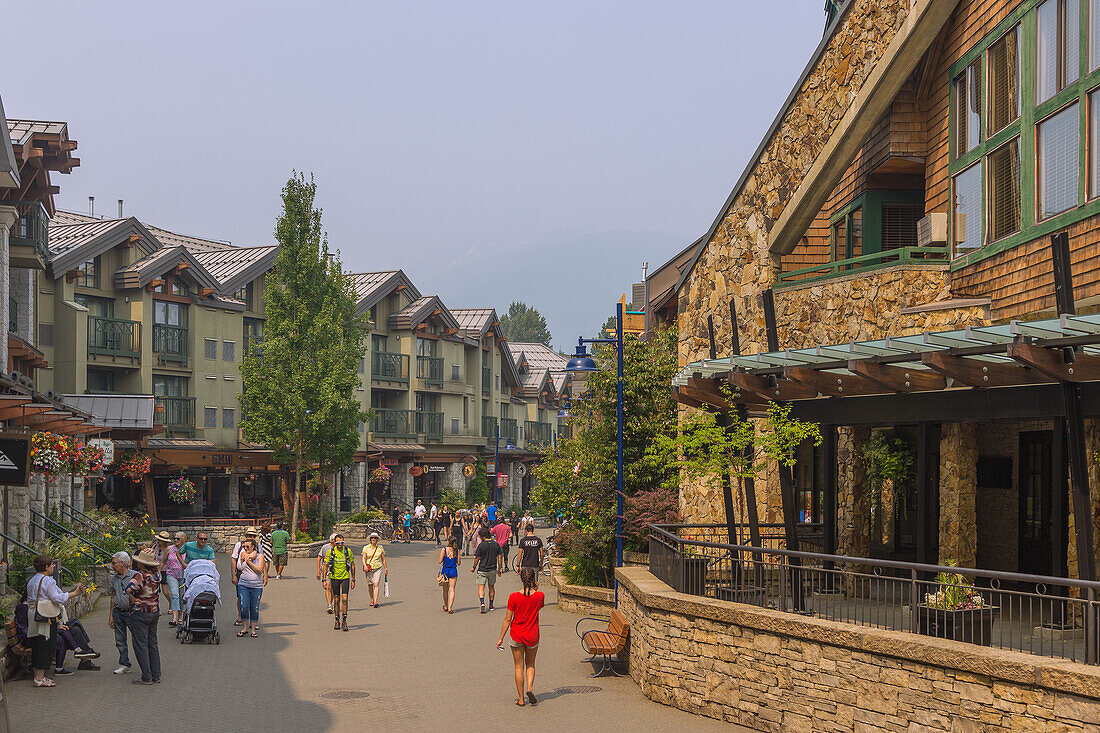 Whistler Village; Mountain Square, British Columbia, Kanada