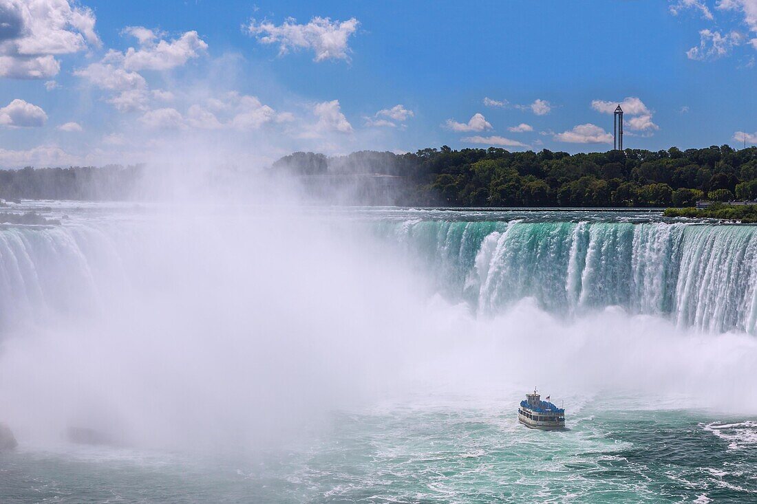 Niagara Falls, Horseshoe Falls, Maid of the Mist Cruises, Ontario, Kanada